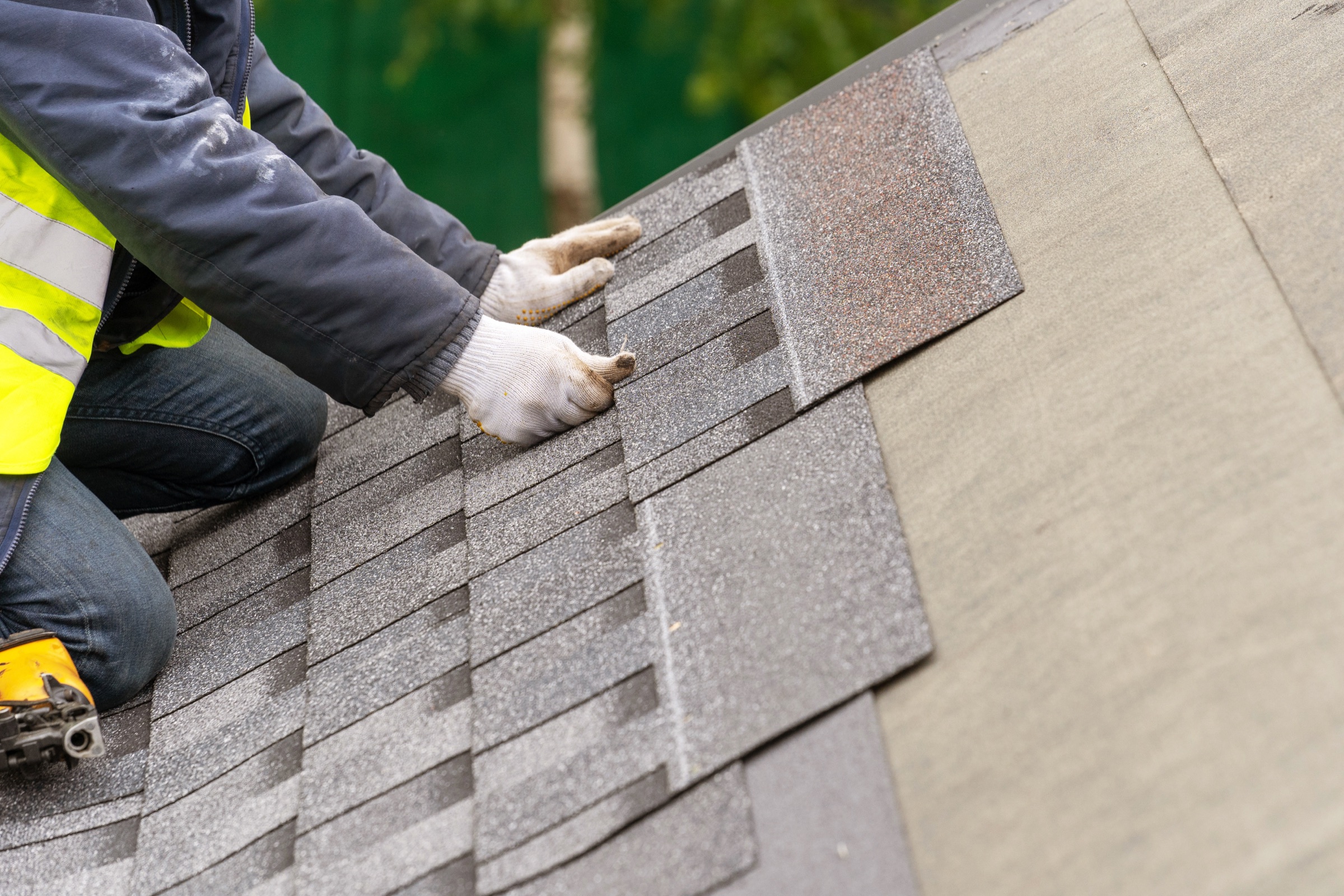 Roofing service for a property in Noblesville, Indiana